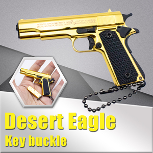 Metal modeli 1:3 1911 modeli anahtarlık yeme tavuk silah oyuncaklar için silah askeri kolye hediye model oyuncak ile - Product Image 2