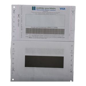 批发定制空白信封印刷无碳纸收据印刷纸针邮件 - Product Image 1