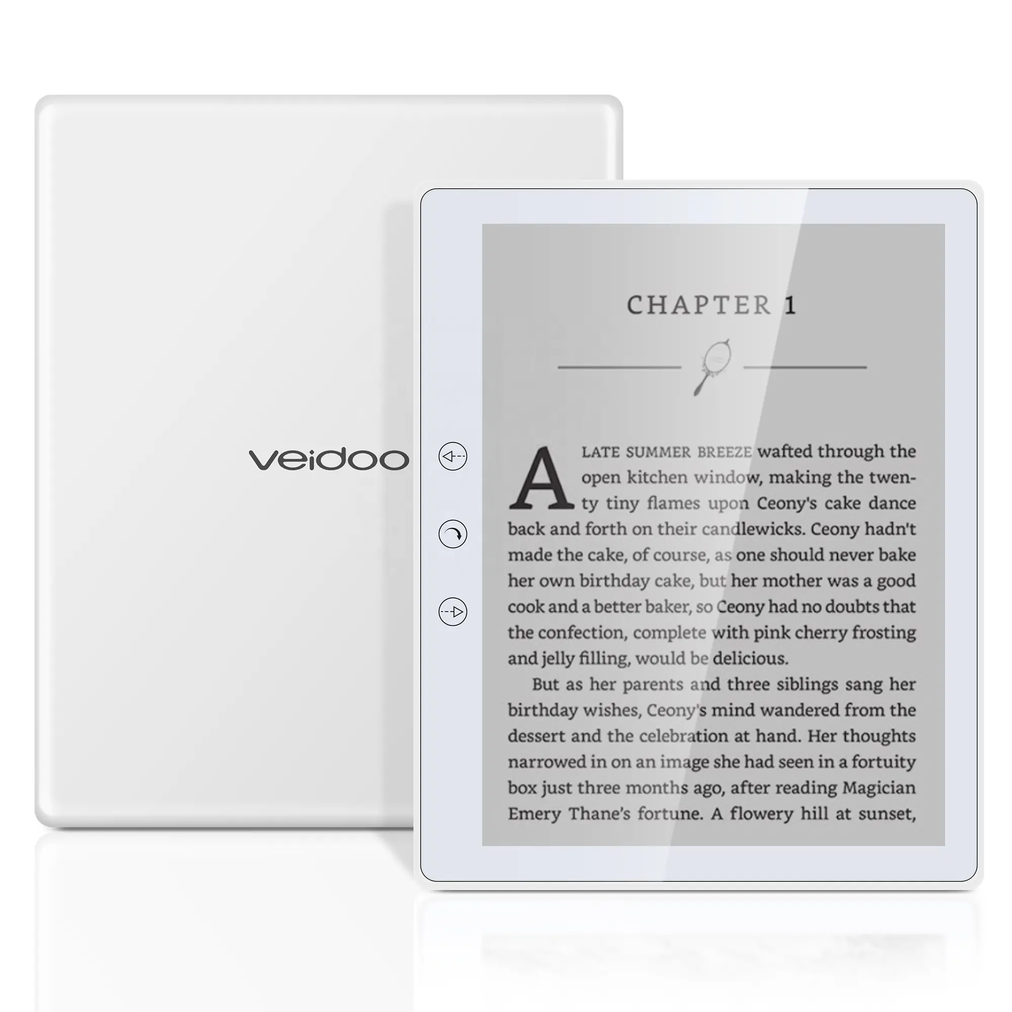 Veidoo 6 ''eReader display ad alta risoluzione regolabile luminosità wifi Touchscreen E-Ink ebook reader con 32GB di memoria