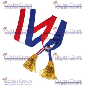 Fransız kanat Echarpe prestij dökün Maire ile altın püskül zarif numarası şeklinde ters sonsuzluk eşarp - Product Image 6