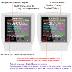 S1 WIFI Tuya Digital Thermostat Socket Incubator <strong>Temperature</strong> <strong>Controller</strong> Outlet With <strong>Timer</strong> Switch 16A AC220V for Heating Cooling - Product Image 6