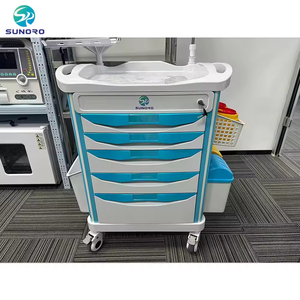 Nhà Sản Xuất Tùy Chỉnh <span class=keywords><strong>ABS</strong></span> Bệnh Viện Xe Đẩy Giỏ Hàng Đa Chức Năng Y Tế Giao Hàng Xe Đẩy Giỏ Hàng Cho Phòng Khám - Product Image 1