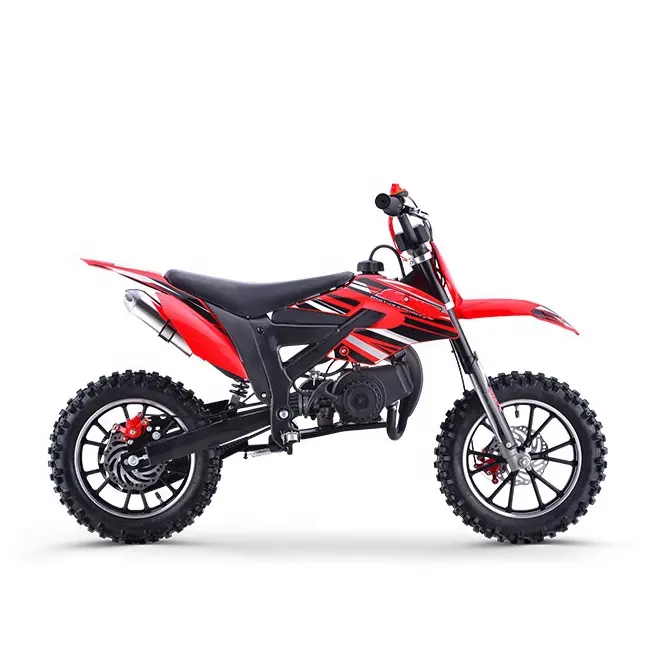 키즈 2 스트로크 49cc/50cc 저렴한 미니 bike10 인치 다채로운 오토바이 재고 있음