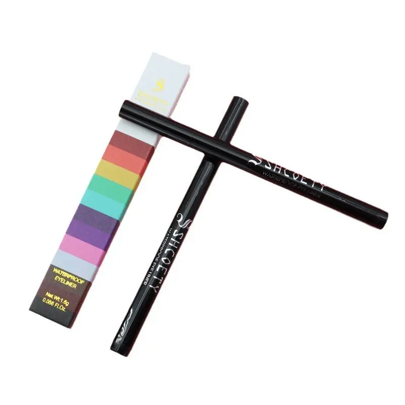 Eyeliner di colore impermeabile all'ingrosso fabbrica di lunga durata impermeabile eyeliner cosmetici eyeliner liquido