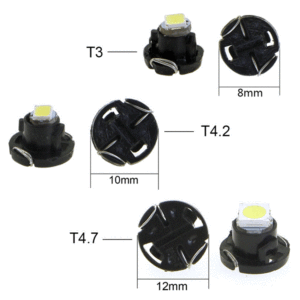 T3 T4.2 T4.7 DC 12V 1SMD Led ampuller araç İç gösterge ışığı lamba oto Dashboard isınma enstrüman işık - Product Image 3