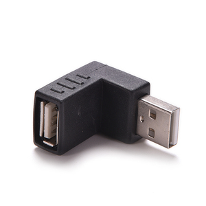 90度左/右/上/下L弯曲USB 2.0 A公到母延伸连接器角度USB适配器，用于电脑笔记本 - Product Image 2
