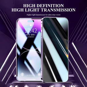 Đối với chất lượng cao chống gián điệp sự riêng tư Tempered Glass điện thoại bảo vệ màn hình <span class=keywords><strong>iPhone</strong></span> 14 15 16 17 Pro Max cộng với Glass tampered màn hình - Product Image 2