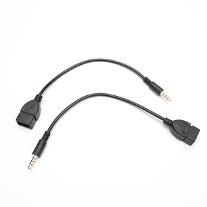รถMP3 Aux 3.5มม.ถึงUSB 4สายOTG Diskเชื่อมต่อUSBข้อมูลเสียง - Product Image 4