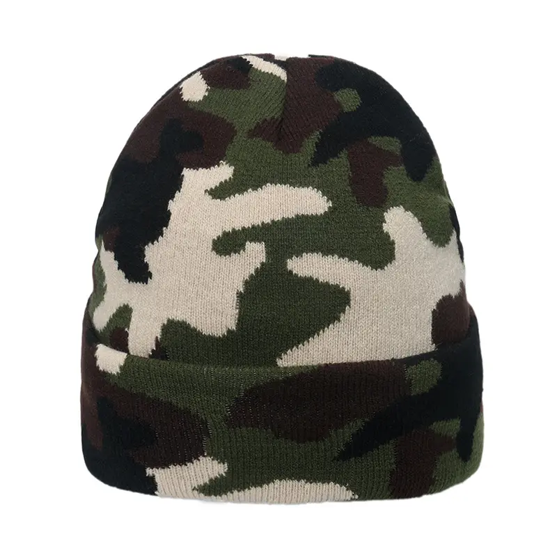 Bonnet de Camouflage unisexe, sur mesure, Offre Spéciale authentique, Bonnet d'hiver en tricot, Bonnet Gorros, Camouflage, Bonnet de chasse