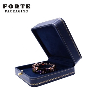FORTE, оптовая продажа, пустые шкатулки для украшений классического типа, шкатулка для колец, подвесок, серег с кнопкой - Product Image 4