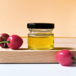 リサイクル可能な25ml小さな丸いガラスジャムジャーふた付き収納ピクルスジャー食品用 - Product Image 6