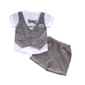 New Style Fresh Japanese Suit Casual Buttons up Tracksuit Handsome <strong>Boy</strong> Suits With Cartoon Pattern - Product Image 2