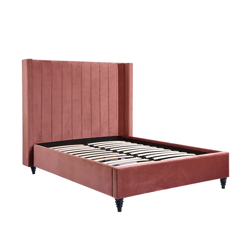 Set letto moderno mobili camera da letto struttura del letto in legno letto king size California per bambini
