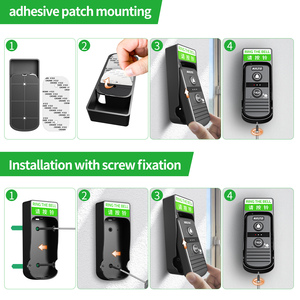 Timbre de intercomunicador inalámbrico Comunicación bidireccional Rango de 4900 pies 3 niveles de volumen 21 Tonos de llamada Impermeable Recargable para el hogar - Product Image 2