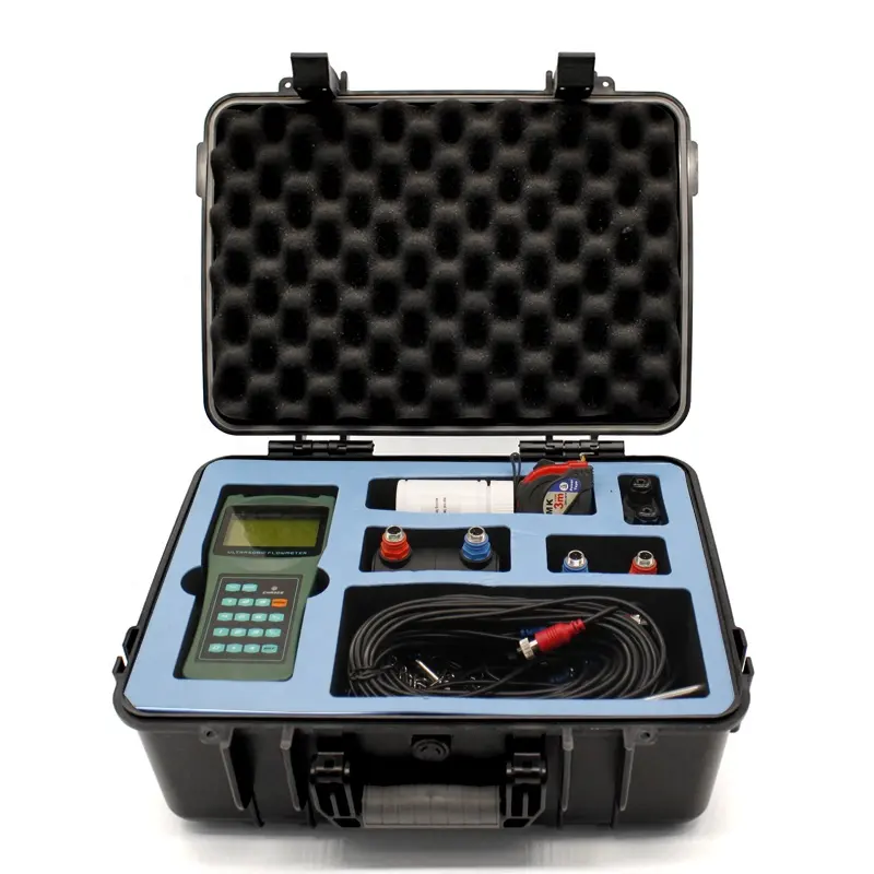 Portatile doppler ad ultrasuoni misuratore di portata per i rifiuti di acqua palmare misuratore di portata ad ultrasuoni