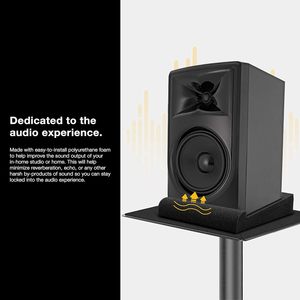 Cặp mật độ cao bọt phòng thu Màn hình cách ly miếng đệm, sốc hấp thụ cho 6.5 "-8" loa - Product Image 2