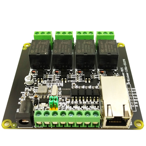 Modbus RTU Relé de red de 4 vías Módulo de control remoto IO Relé de puerto de red RJ45 TCP/IP - Product Image 1