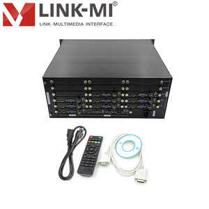 16 canales Multi-visor 16x1 HDMI VGA CVBS 1080p HD Video Synthesizer 16 en 1 Out Video Switch Multiplexor 16 Ch Multiviewer