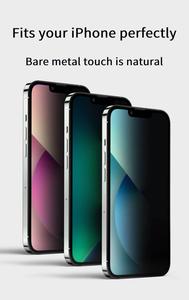 ฟิล์มโทรศัพท์กันแสงจ้าแบบมองลอด2แพ็ค,กระจกนิรภัยส่วนตัวสำหรับ Apple Iphone 6 7 8 11 12 13 Pro Max ที่ป้องกันหน้าจอเพื่อความเป็นส่วนตัว - Product Image 4