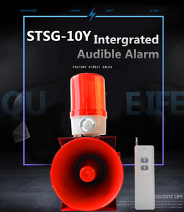 红外传感器探头120dB声光警报器简易安全家庭工业报警安全系统 - Product Image 6
