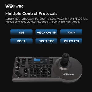 WODWIN 4D Ptz консоль управления Камарой Ptz камера NDI Ip джойстик Клавиатура контроллер 4k живая Паровая камера Пульт дистанционного управления