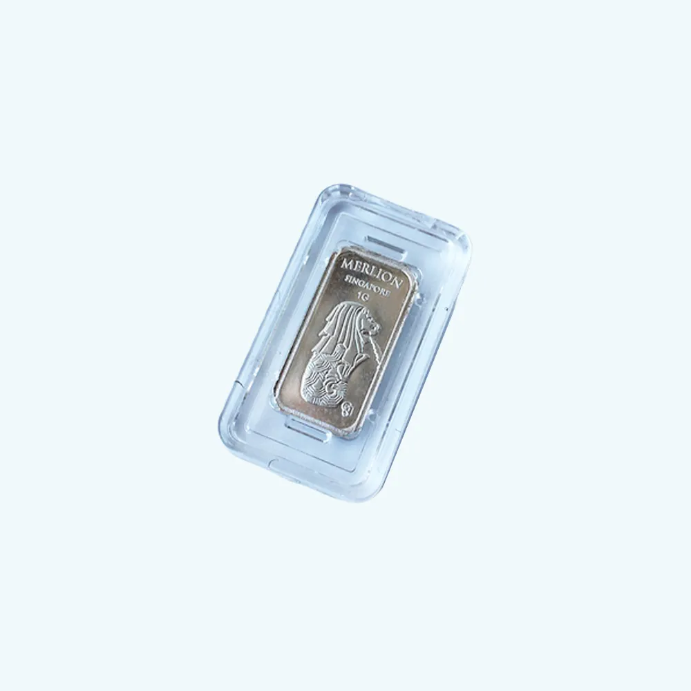 Clear Acryl Capsule Case Fit 1 Gram 5G 10G Goud Zilver Goudstaven Opslag Houder