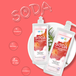 環境にやさしい家庭用有機皿ソープディッシュSODA食器洗い洗剤液体