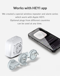 2024 Không Dây Điện Cháy Báo Động An Ninh Trong Nhà Còi Báo Động ABS 220V DC 12V 120dB 110 dB 150dB Nhấp Nháy Ánh Sáng Cho Nhà Văn Phòng - Product Image 3