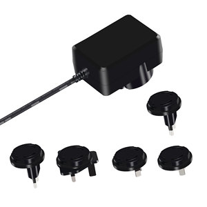 KSPOWER电源适配器12V1A 1.25A 2A交流220伏至Dc 24V0.5A 0.65A 1A可互换插头电源 - Product Image 2