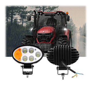 EMC 10-80V DC รถยกรูปไข่ไฟหน้าพร้อมสัญญาณ Turnal น้ําท่วมกว้างกันน้ํา Offroad 36W ไฟ LED ทํางาน - Product Image 3