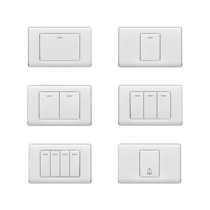 Good Quality 118S3 US Standard <strong>Multi</strong> <strong>Function</strong> Home Outlet TEL LAN Push Button Wall <strong>Switches</strong> and <strong>Sockets</strong> - Product Image 2