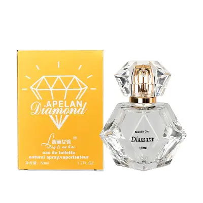 Perfume de diamante para mujer, fragancia duradera, fragancia natural de flores