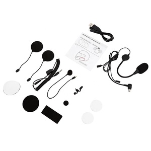 TERFU M1-auriculares con dientes azules para motocicleta, sistema de intercomunicación de 8 conductores, intercomunicador resistente al agua - Product Image 5