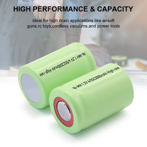 Özelleştirilmiş 2000mAh 1.2V şarj edilebilir Ni-MH 4/5SC/4/5Sub C pil düşük fiyat oyuncaklar için - Product Image 2