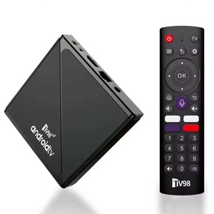 TV98 ATV Pro Android TV 4K dispositivo di Streaming con telecomando vocale Smart TV Box 2GB 16GB - Product Image 1