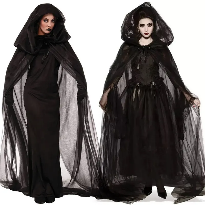 Disfraz de fantasma de Halloween para mujer, disfraz de zombi, Cosplay de bruja, N-001, nuevo