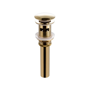 Nucleo di rimbalzo in acciaio inossidabile Vanity Basin Sink Plug filtro filtro Push Stopper parti di accoppiamento scarico Pop-Up con troppopieno