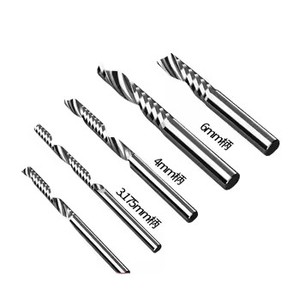Diamond Milling <strong>Cutter</strong> 4 Flutes <strong>PCD</strong> Straight Slotting Corner Graphite for Woodworking Customizable ODM OEM Support Coating - Product Image 6