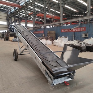 Taşınabilir bant konveyör mobil istifleyici 6 metre uzun konveyör kazık makinesi - Product Image 4