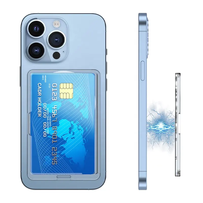 Vente en gros, nouveau portefeuille magnétique pour Apple portefeuille de carte de crédit personnalisé fort magcafés portefeuille de carte pour iPhone 14 13 2023