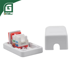 GETEKnet <strong>network</strong> <strong>connection</strong> box Cat 6 6a 5e keystone jack RJ45 <strong>connection</strong> Box Cat6 Cat5e Cat6a Junction surface mount Box - Product Image 5