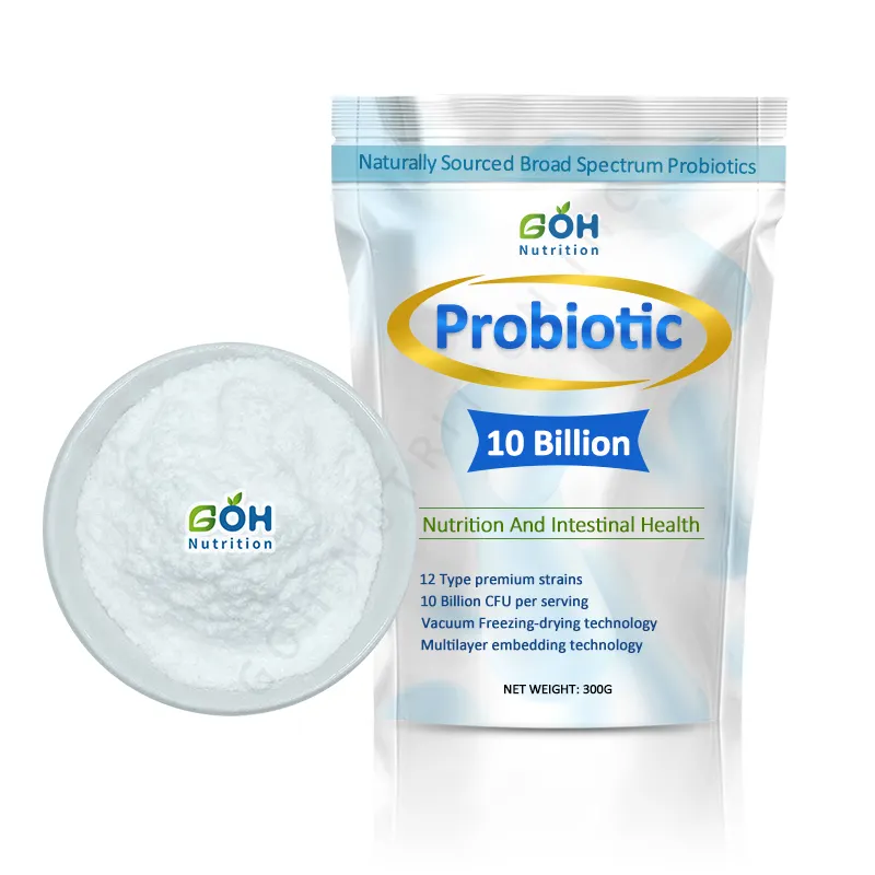 GOH OEM Private Label 12 ceppi di tipo probiotici complessi polvere liofilizzata probiotici composti 12 In 1