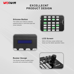 Controlador de teclado para cámara, Joystick USB PTZ, para iglesia, transmisión