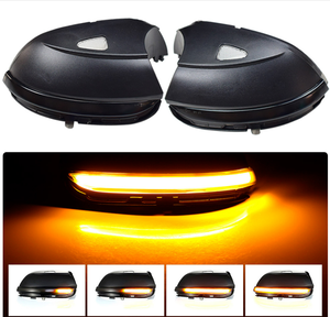 VW Passat için B7 CC Scirocco MK3 Jetta MK6 EOS Beetle R LED dinamik dönüş sinyali flaşör sıralı yan ayna gösterge ışığı - Product Image 3