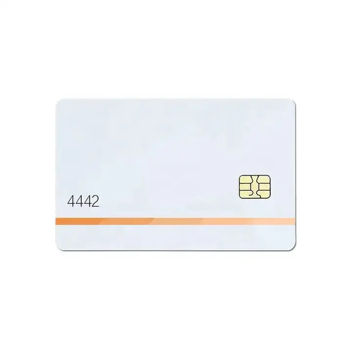 OTPS sle 4442 ukuran kartu sim, kartu kontak dirancang dapat dicetak pvc kosong