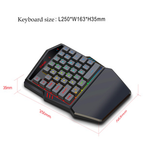 Juego popular de teclado de juego, juego de ratón de trono, diseño de tecla métrica, teclado para juegos, combos de ratón para teléfono móvil, tableta, PC - Product Image 2