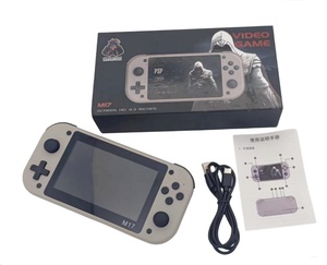 新しいM17 4.3インチHDスクリーンハンドヘルドゲームコンソールPSP/N64ポケットゲーミングプレーヤー用レトロクラシックポータブルビデオゲーミングプレーヤー