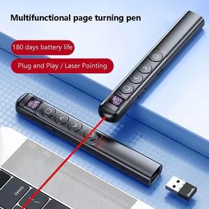 Penna di controllo remoto penna elettronica ricaricabile wireless presentatore di dimostrazione di insegnamento puntatore Laser - Product Image 3
