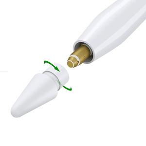 Apple kalem 1/2 gürültüsüz plastik hazretleri değiştirme için yüksek hassasiyet yedek ucu - Product Image 1