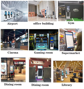 Crtly 27 Inch <strong>Android</strong> <strong>OS</strong> Self Service Payment Kiosk Machine Hotel Self Check in Self Service Vending Kiosk - Product Image 6